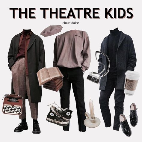 ~a ☕️ on Instagram: “📜✉️🕯 good evening !!!!! i want to go back to the arts centre to steal a skateboard from the courtyard there !!! here are some theatre kids…” Theater Kid Outfits, Theatre Kid Outfit, Theatre Academia Outfit, Scene Kid Outfits, Audition Outfit, Theatre Fashion, Show Outfits, Theatre Outfit, Kid Aesthetic