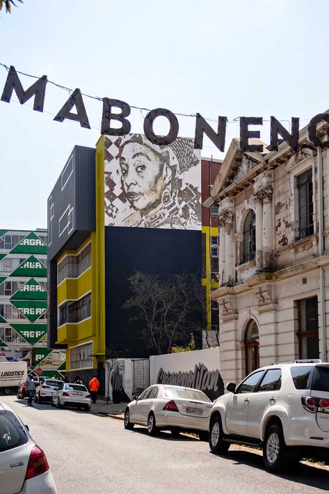 Maboneng, a creative neighborhood in Johannesburg. South Africa in 3 Weeks | The Perfect South Africa itinerary for your first trip. Johanessburg South Africa, Johannesburg South Africa Aesthetic, Maboneng Johannesburg, Trip Photo Ideas, 2024vision Board, South Africa Johannesburg, South Africa Itinerary, 2 Days In Rome, Golden Slumbers