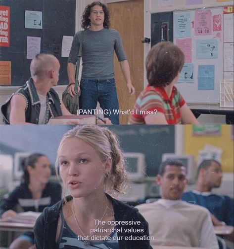 Hates Everyone But You Trope, Patrick Verona, Kat Stratford, About You Quotes, Angry Feminist, Hippie Mom, Rom Coms, 10 Things I Hate About You, Julia Stiles