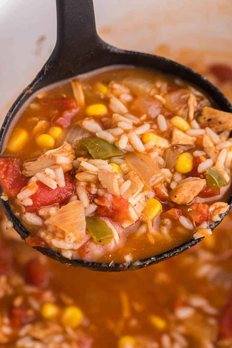 Chicken Rice Beans Crockpot, Crockpot Chicken Tortilla Soup With Rice, Mexican Chicken And Rice Soup Crockpot, Southwest Chicken Rice Soup, Southwest Chicken And Rice Crockpot, Southwest Chicken And Rice Soup, Simply Delicious Recipes, Southwest Chicken Soup Crockpot, Slow Cooker Chicken Rice Soup