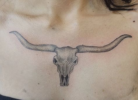 Longhorn tattoo i did on my friend tonight. #10 on a person. . . . . #tattoo #tattooartist #new #longhorn #Texas Texas Longhorn Tattoo, Longhorn Skull Tattoo, Person Tattoo, Longhorn Tattoo, Longhorn Skull, Long Horn, Gothic Tattoo, Cow Head, Southern Gothic