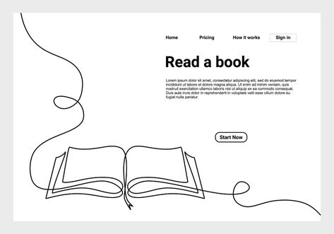 Continuous one line drawing open book with flying pages. illustration education supplies back to school theme for landing page website. Book one line drawing banner. One Line Drawings, Illustration Education, Back To School Theme, One Line, Banner Drawing, Single Line Drawing, Line Art Vector, Line Sketch, Art Web