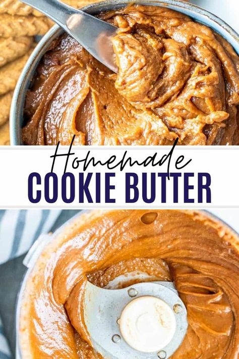 Biscoff Copycat Recipe, Cookie Butter Recipes Homemade, Easy Cookie Butter Recipes, Trader Joes Copycat, Cookie Butter Filling Recipes, Cookie Butter Syrup Recipe, Diy Cookie Butter Recipes, Cookie Butter Coffee Recipe, Cookie Butter Recipes Trader Joes