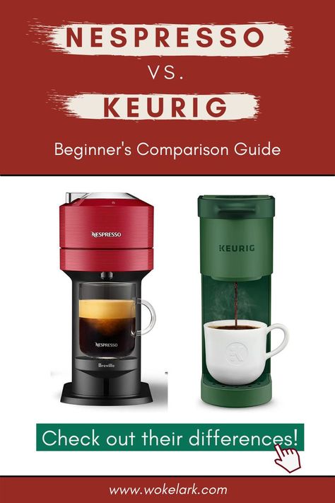 Check out the differences between Nespresso and Keurig coffee makers, and choose the single-serve machine that matches your taste and needs best. In this comparison guide for beginners you will find information on Keurig vs. Nespresso price, cost per pod, caffeine content, quality, sustainability, the taste of the coffee they produce, and more. Visit the post, as it will make things clear and ease your choice. Best Nespresso Vertuo Pods, Keurig K Supreme, Popular Nespresso Pods, Keurig Supreme Plus, Keurig Pods, Keurig Coffee Pods, Nespresso Pods, Pod Coffee Makers, Nespresso Machine