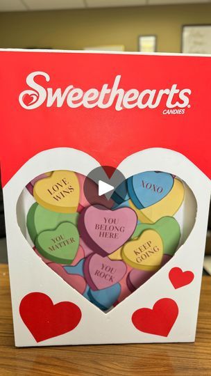 3K reactions · 168 shares | Valentine’s Decor Idea: DIY Sweethearts Candies Box • • #sweetheartscandies #sweetheartcandy #candybox #valentinesday #valentine #valentinesgiftideas #valentinesdaydiy #diyvalentine #diyvalentinesdecor #reels #reelsinstagram | Ashley R Allen, MPA | Chris Brown · Gimme That Remix (Instrumental) Sweetheart Candy, Diy Valentines Decorations, Valentine's Day Diy, Candy Boxes, Decor Idea, Chris Brown, Idea Diy, Valentines Diy, Valentine Gifts