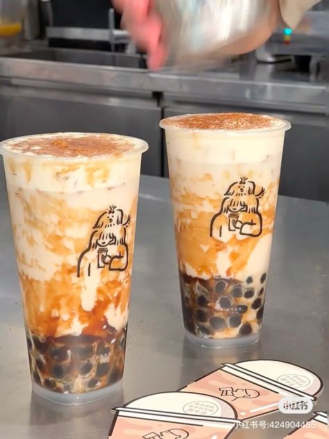 Boba Tea Aesthetic Korean, Bubble Milk Tea Aesthetic, Brown Sugar Boba Aesthetic, Brown Sugar Milk Tea Boba, Brown Sugar Boba Milk Tea, Boba Brown Sugar, Brown Sugar Bubble Tea, Thai Tea Boba, Aesthetic Boba