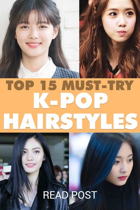 You know what they say, “Invest in your hair. It’s the crown you never take off.” Your hair can make or break you and sometimes, all it takes to achieve the perfect look is through the hairdo. If you’re feeling uninspired, fear not! For I am here to tell you the top 15 must-try KPop hairstyles for women that will surely spice up your makeup and outfit. K Pop Hairstyles, Kpop Hairstyles, Kpop Hair Color, Feeling Uninspired, Natural Dark Hair, Half Dyed Hair, Kawaii Lifestyle, Kpop Women, Kpop Hair