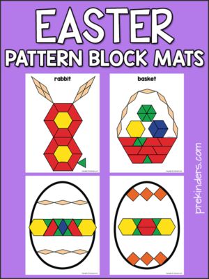 Easter Pattern Block Mats Free Printable, Spring Pattern Block Mats Free, Pattern Blocks Printables Free Templates, Pattern Block Templates Free Printable, Free Pattern Block Printables, Easter Steam, Easter Blocks, Pattern Block Printables, Pattern Block Mats