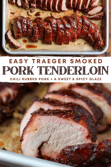 Pit Boss Pork Tenderloin, Traeger Smoked Pork Tenderloin, Meat On The Smoker, Treager Pork Tenderloin Recipes, Traeger Pork Tenderloin Recipes, Pork Loin Recipes Traeger, Pork Tenderloin Recipes Traeger, Pork Tenderloin On The Smoker, Treager Pork Loin Recipes