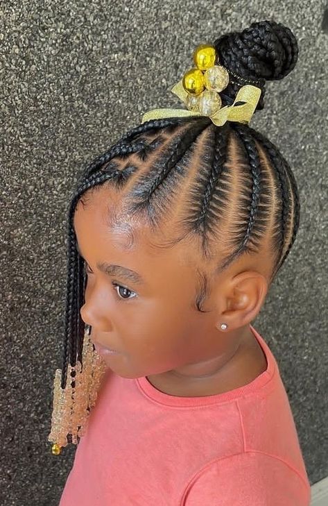 Little Black Girls Hairstyle Ideas, Kid Girl Hairstyles Black, Simple Girl Hairstyles Kids Black, Cute Little Black Girls Hairstyles Easy, Back To School Hairstyles For Kids Black, Toddler Graduation Hairstyles, Black Girls Hairstyles For Toddlers, Black Lil Girl Hairstyles, Kids Braided Hairstyles Natural Hair Without Beads