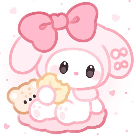 My Melody Aesthetic Icon, My Melody Art, Cute Kawaii Pfp, My Melody Pfp, My Melody Aesthetic, My Melodi, My Melody Cute, Cute My Melody, Sanrio Icons