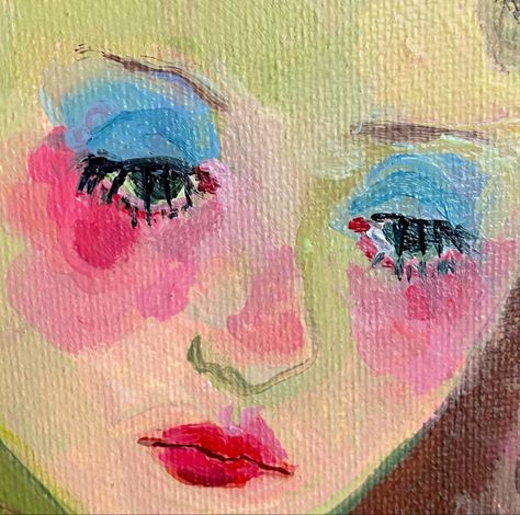 art painting reference emotion inspo sketch face textile Pink Cheeks, Soyut Sanat Tabloları, Arte Sketchbook, Arte Inspo, Ap Art, Drawing Inspo, Funky Art, Labyrinth, Artsy Fartsy