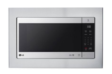 LG Microwave Trim Kit (MK2030NST) | LG USA Wall Microwave, Microwave Trim Kit, Lg Microwave, Montana Homes, Stainless Steel Microwave, Countertop Microwave, Beach Kitchens, Sleek Kitchen, Lg Electronics