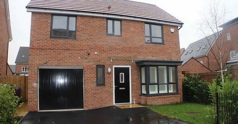 How you could get a newly-built three-bedroom house in Salford for just a fiver  Mortgage Advice in Manchester - http://manchestermoneyman.com  #manchester #advice #mortgage Manchester House, Mortgage Advice, Three Bedroom House, Salford, Bedroom House, October 23, Detached House, Manchester, Garage Doors