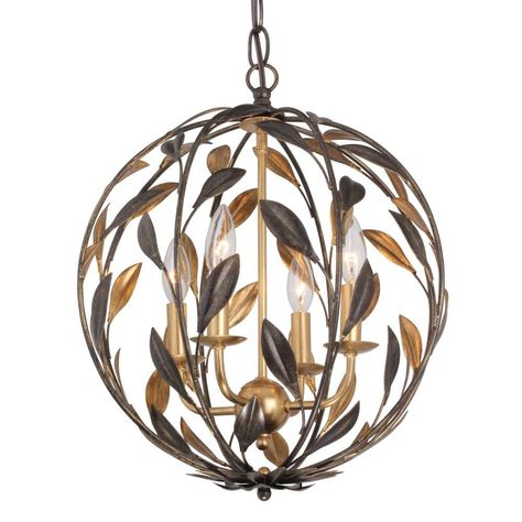 Crystorama Broche, Bathroom Chandelier Lighting, Sphere Pendant Light, Gold Sphere, Transitional Chandelier, Crystorama Lighting, Transitional Home, Globe Chandelier, Transitional House