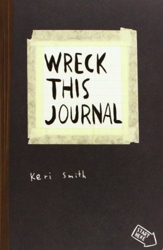 Could be used for those who struggle with ideas - Wreck This Journal Keri Smith, Oldest Bible, Cool Journals, New Bible, Wreck This Journal, Beneath The Surface, Book Projects, Journal Paper, Personalized Books