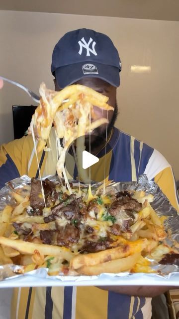 Mo's Tasting on Instagram: "Ramadan Cooking Series Episode 17: Loaded Alfredo Steak Frites 

#loadedfries" Loaded Steak Fries Recipes, Loaded Steak Fries, Steak Alfredo, Fried Steak Recipes, Loaded Fries, Steak Frites, Steak Fries, March 30, Alfredo