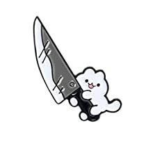 Cat With Knife Pfp, Smug Cat Knife Meme, Cat With Knife Drawing, Cute Animals With Knives, Animals With Knives, Aubree Core, Cat Holding A Knife, Lunch Pics, Pins For Clothes