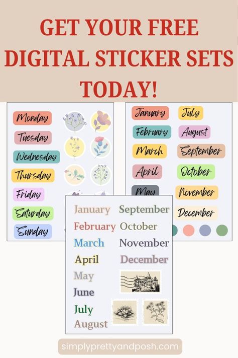 Get Your Free Digital Sticker Sets Today! bestteacherplanners #showmeyourplanner #plannercapa #kidprintableplanner👌🏿. Planner Setup Ideas, Free Digital Planner Stickers, Free Digital Stickers, Digital Workspace, Budget Planner Free, Create A Sticker, Planner Apps, Planner Setup, Free Planner Stickers