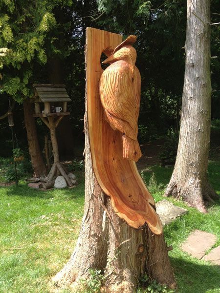 Chainsaw Sculpture, Chainsaw Wood Carving, Tree Carving, Chainsaw Carving, Wood Carving Tools, Tree Sculpture, Wood Carving Art, Tree Stump, Wood Creations