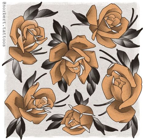 Neotraditional Rose Tattoo Design, Neotraditional Rose Tattoo, Neotrad Rose, Neo Traditional Rose Tattoo, Neo Traditional Rose, Neotraditional Rose, Neo Traditional Roses, Neo Traditional Art, Oni Tattoo