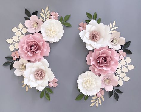 Diy paper flower wall