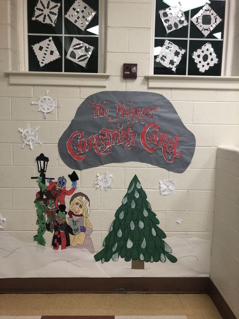 Muppets Christmas Carol, Muppets Christmas, Muppet Christmas Carol, Door Decorating, Bulletin Board Ideas, Board Ideas, Christmas Carol, Bulletin Board, Wonderful Time