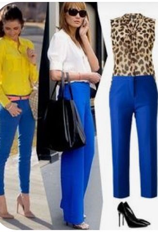 Royal Blue Linen Pants Outfit, Cobalt Blue Pants Outfit Work, Royal Blue Slacks Outfit Women, Bright Blue Pants Outfit, Royal Blue Pants Outfit Work, Blue Dress Pants Outfit, Blue Pants Work Outfit Women, Royal Blue Pants Outfit, Black Pants Work Outfit