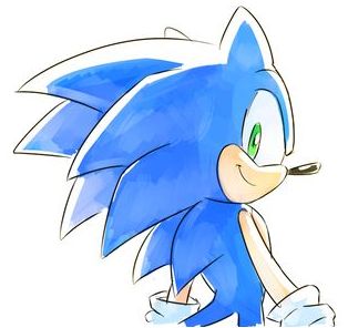 Sonic Side Profile, Side Drawing, Modern Sonic, Side Profile, The Hedgehog, Sonic, Sonic The Hedgehog, Fan, Blue