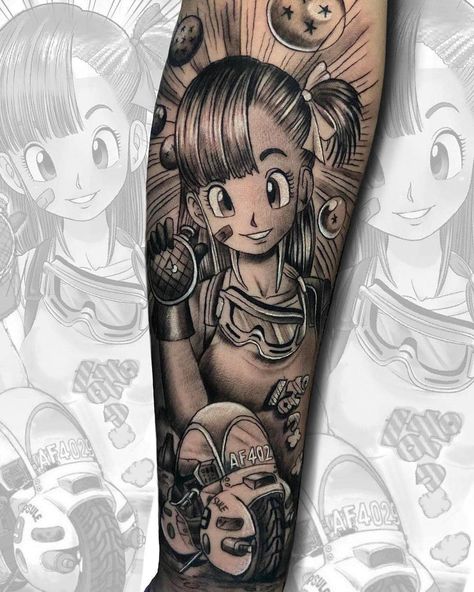 Dragon Ball Tattoo, Portrait Tattoo, Dragon Ball, Tattoos, Anime, Animals