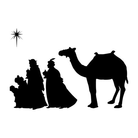 Three Wise Men Silhouette, Wise Men Silhouette, Christmas Mirror Decorations, Christmas Mirror, Ward Christmas Party, 3 Wise Men, Church Christmas Decorations, The Three Wise Men, Grinch Face Svg