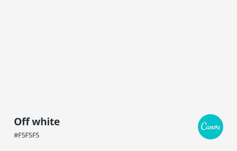 Off White Meaning, Combinations and Hex Code - Canva Colors Off White Paint Colors, Web Colors, Off White Paints, White Paint Colors, Off White Dresses, Color Meanings, Brown Paint, White Chalk, Color Psychology