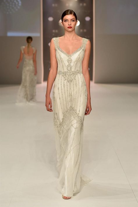 Willow Wedding Dress The Modern Muse – A Sophisticated and Magical Bridal Collection from Gwendolynne Wedding Dresses Art, Art Deco Wedding Gown, Deco Wedding Dress, Art Deco Wedding Dress, Dresses Art, How To Dress For A Wedding, Vintage Inspired Wedding Dresses, Deco Wedding, Vintage Inspired Wedding