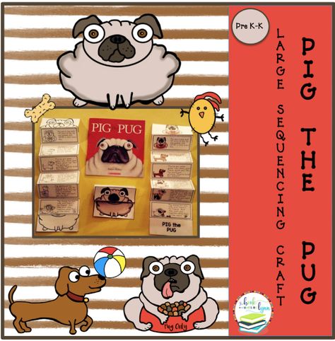 Pig The Pug Activities, Pig The Pug, Asd Classroom, Outside Activities, Character Trait, The Pug, Book Week, Book Crafts, Pug