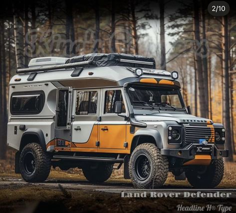 Land Rover Defender Camper, Defender 110 Camper, Defender Camper, Custom Camper Vans, Cj Jeep, Defender 130, Van Conversion Interior, Bug Out Vehicle, Travel Van