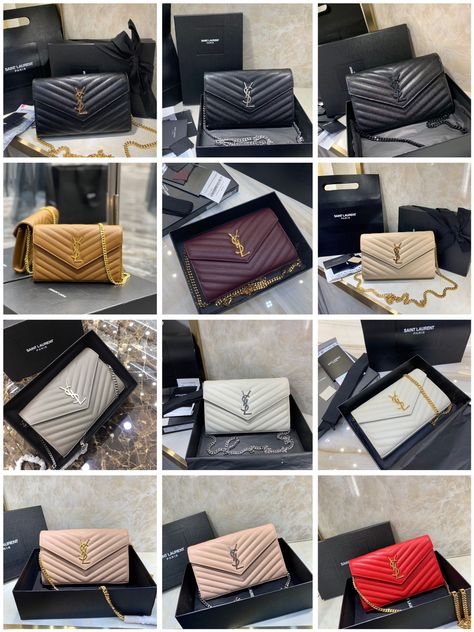 Ysl Envelope Clutch, Ysl Small Envelope, Ysl Envelope, Small Envelope, Small Envelopes, Wallet On Chain, Envelope Clutch, Saint Laurent Bag, Chain Bag