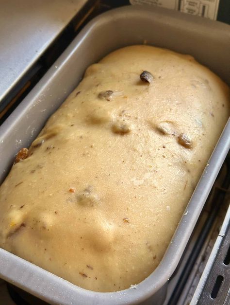 panettone dough in bread machine Dough In Bread Machine, Italian Holiday Recipes, Christmas Biscotti, Italian Panettone, Panettone Recipe, Italian Desserts Traditional, Yeast Free Breads, Italian Christmas Recipes, Italian Christmas Cookies