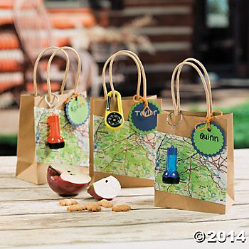 Camp Adventure Favor Bags Favor Bags, Camping, Not Found