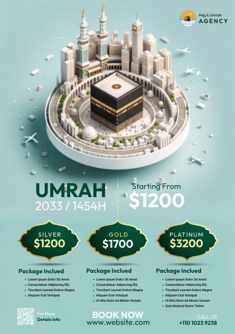 Umrah Flyer Design, Kindle Book Cover, Concept Map, Etsy Banner, Campaign Posters, Blog Header, Facebook Event, Event Promotion, Instagram Ads