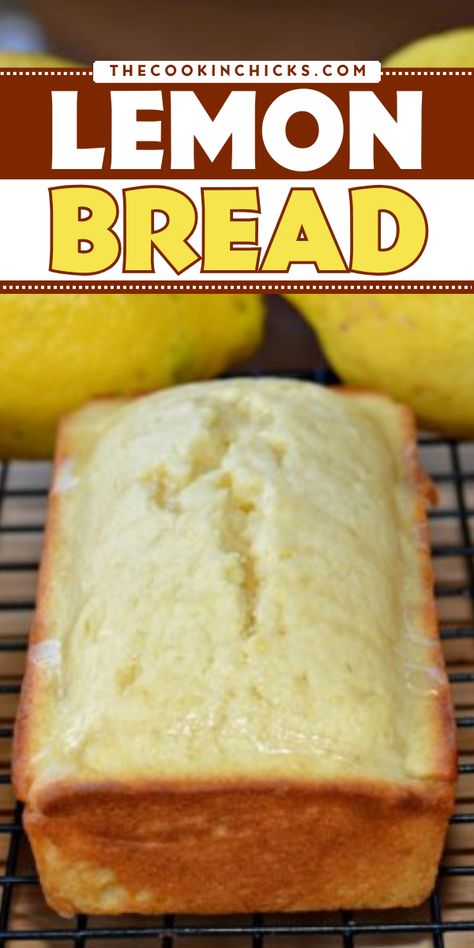 Give this Mother's Day brunch recipe a try! A tasty lemon bread with glaze on top is just the thing you need for the next holiday. It's a great Easter Sunday breakfast as well, a few slices pair perfectly with coffee. Save this lemon bread recipe now! Lemon Quick Breads, Lemon Pudding Bread, Lemon Quick Bread Recipes, Lemon Bread With Glaze, Lemon Bread Starbucks, Easter Sunday Breakfast, Lemon Quick Bread, Bread With Glaze, Easy Lemon Bread