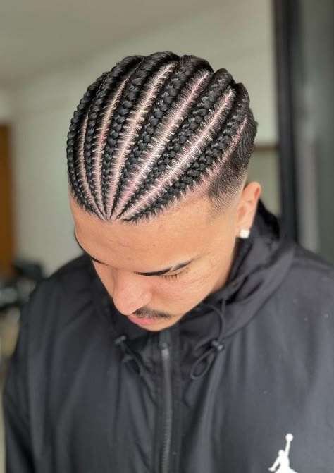 S Cornrows, Traditional Braids, Cornrow Styles For Men, Hairstyles For Black Men, Cornrow Braids Men, Cornrow Designs, Haircuts For Balding Men, Side Cornrows, Cornrow Braid Styles