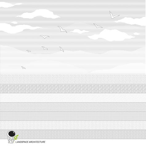 Architecture Sky Texture, Texture Png Photoshop, Biodiversity Diagram, Section Background Architecture, Sky Texture Photoshop Architecture, Section Architecture Photoshop, Section Render, Illustrator Texture, Landscape Section