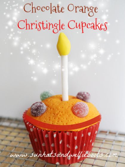 Sun Hats & Wellie Boots: Chocolate Orange Christingle Cupcake Recipe (& Edible Candle) Christingle Craft Ideas, Christingle Orange, Christingle Service, Messy Christmas, Edible Candles, Chocolate Orange Cupcakes, Bear Activities, Cupcake Toppings, Jelly Tots