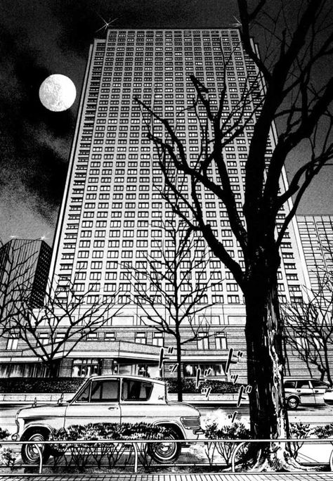 building from homunculus, this manga tripped me out Manga Background Reference, Manga Buildings, Manga Places, Manga Scenery, Manga Screentones, Homunculus Manga, Screen Tone, Manga Background, Anime Architecture