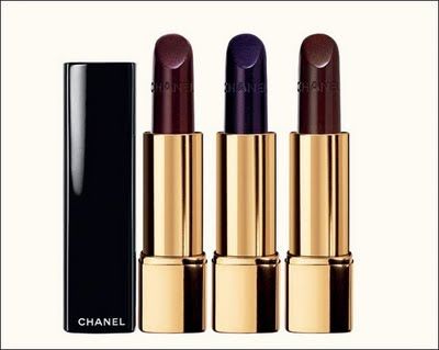 Chanel Collection Noirs Obscurs Vampy Makeup, Chanel Cosmetics, Chanel Lipstick, Chanel Rouge, Dark Lipstick, Chanel Collection, Chanel Beauty, Winter Makeup, Chanel Chanel