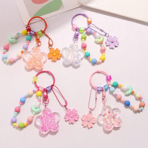 Phone Pendant, Acrylic Product, 15 Aug, Flower Keychain, Flower Mobile, Colorful Accessories, Acrylic Flowers, Product Listing, Earphone Case