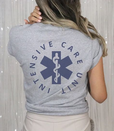 SketchyCatDesigns - Etsy Critical Care Nurse, Nurse Gear, New Grad Nurse, Er Nurse, Emergency Department, Critical Care, Nursing Clothes, Nurse Shirt, Emergency Room