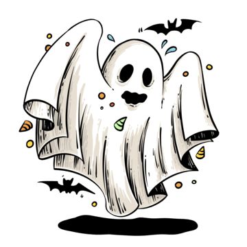 Haunted House Clipart, Candy Drawing, Ghost Drawing, Ghost Gifts, Ghost Cartoon, Ghost Svg, Halloween Silhouettes, Halloween Drawings, Halloween Images