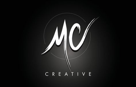 MC M C Brushed Letter Logo Design with Creative Brush Lettering Texture and Hexagonal Shape Mc Logo Design, Dwarikadhish Hd Wallpaper, Mc Logo, Editable Birthday Cards, Edit Logo, Professional Fonts, Creative Fonts, Letter Logo Design, Photo Art Gallery