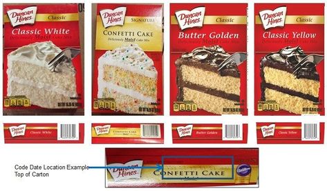 Duncan Hines Cake, Bad Cakes, Breakfast Maker, Cake Mixes, Confetti Cake, Duncan Hines, Salmon Cakes, White Cake Mixes, Yellow Cake